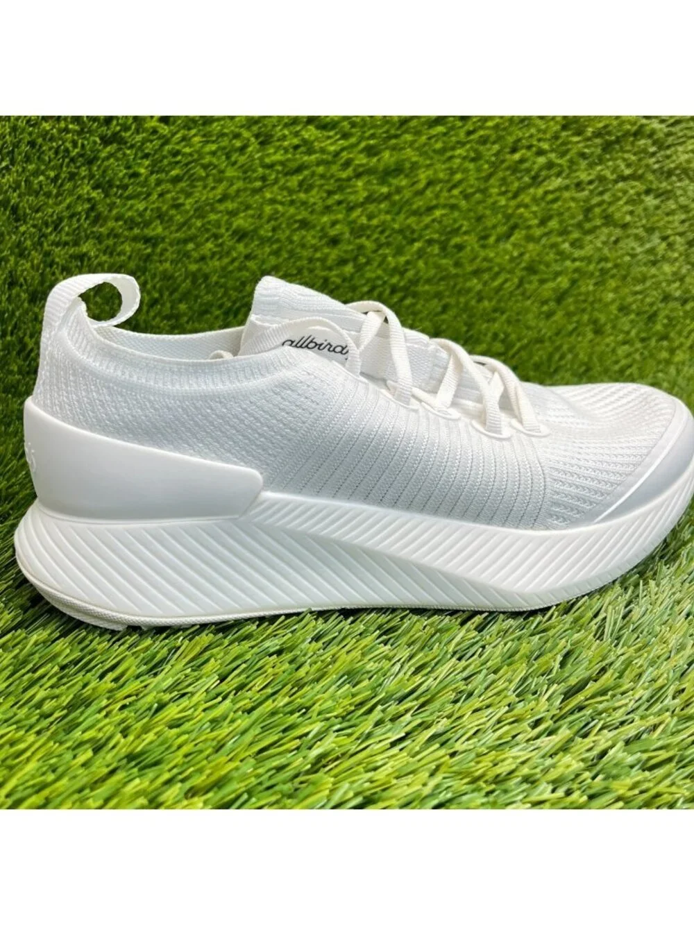 Allbirds Tree Glider Womens Size 9 White Athletic Running Knit Shoes Sneakers